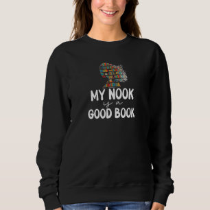 Sweatshirt Mon coin est un bon livre Étagère à livres pour fe