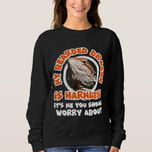 Sweatshirt Mon Dragon Ennuyé Est Sans Danger Moi Vous Vous In