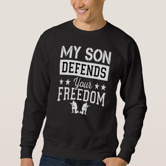 SWEATSHIRT MON FILS DÉFEND VOTRE LIBERTÉ   (Devant)