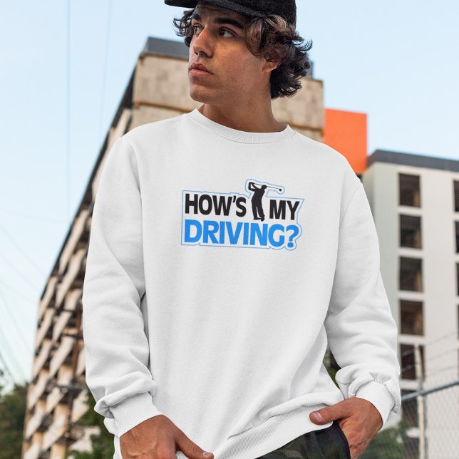 Sweatshirt Mon golf de conduite de Pun (Créateur téléchargé)