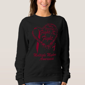 Sweatshirt Mon Grand-Mau2019s combat est mon combat myélom mu