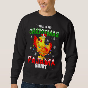 Sweatshirt Mon jambon de Noël Poulet