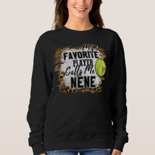 Sweatshirt Mon Joueur favori m'appelle Nene Tennis Mère D