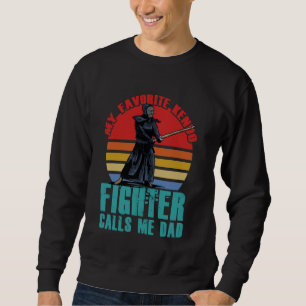 Sweatshirt Mon Kendo Fighter préféré m'appelle Papa Japonais