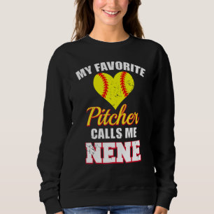 Sweatshirt Mon lanceur préféré m'appelle Nene lanceur de soft