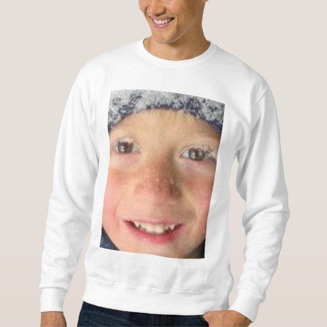 Sweatshirt Mon lapin de câlin (Devant)