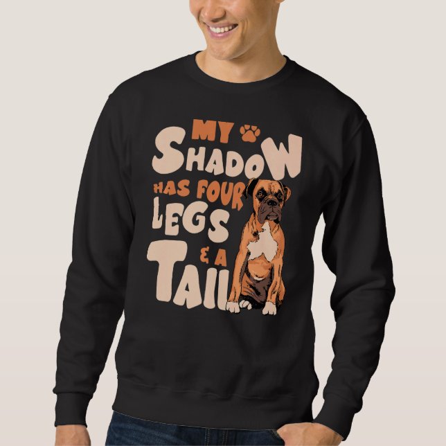 Sweatshirt Mon Ombre A Quatre Jambes Et Une Queue - American  (Devant)