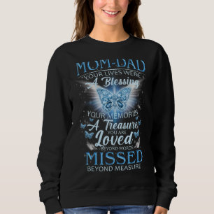 Sweatshirt Mon Père Et Maman Votre Vie Était Une Bénédiction 