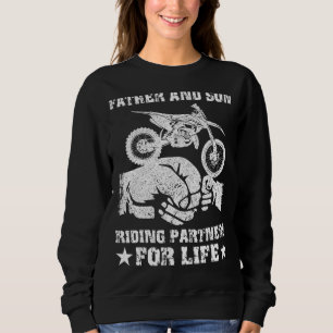 Sweatshirt Mon père Motocross dit Fête des pères