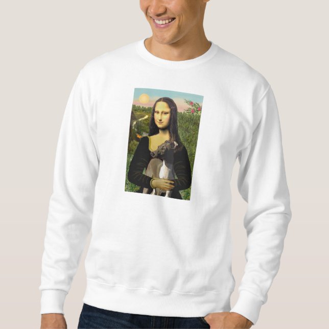 Sweatshirt Mona Lisa - Greyhound italien (Devant)