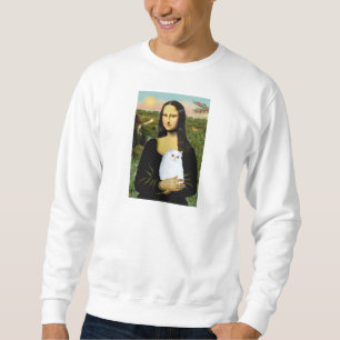 Sweatshirt MonaLisa - chaton persan blanc #49