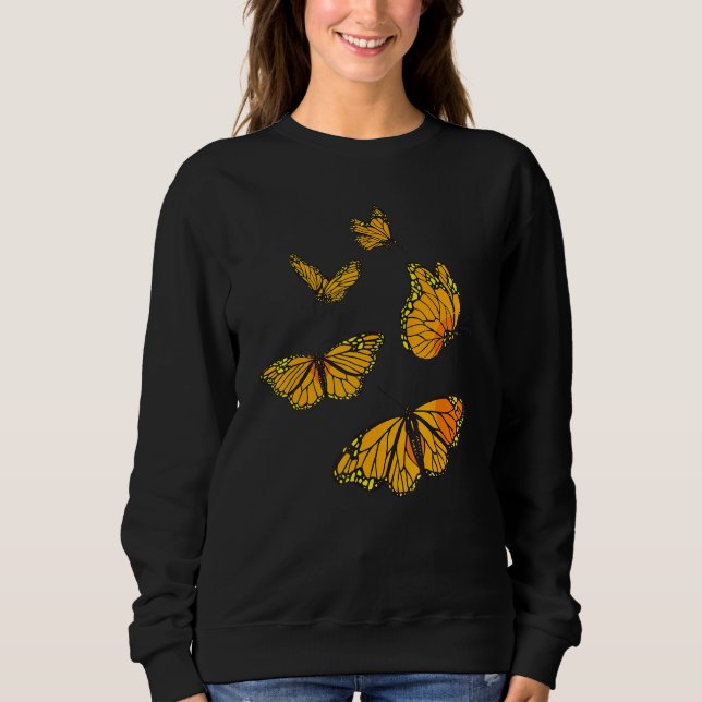 Sweatshirt Monarch Butterfly Entomology Insect (Devant)