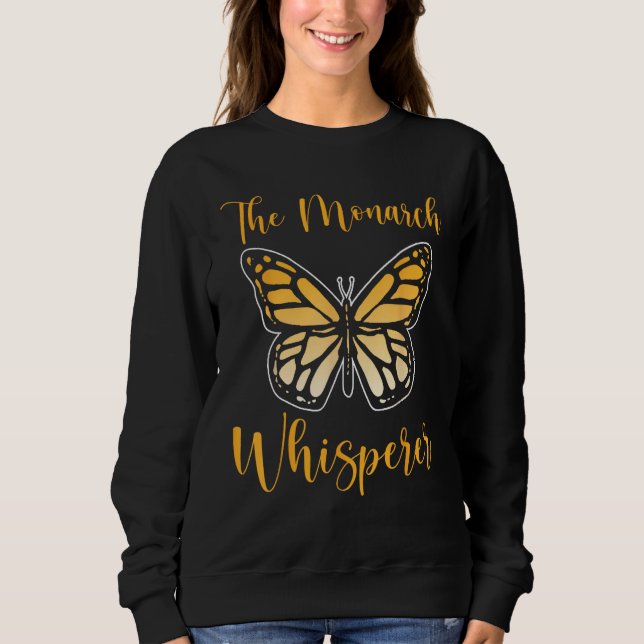 Sweatshirt Monarch Whisperer Butterfly (Devant)