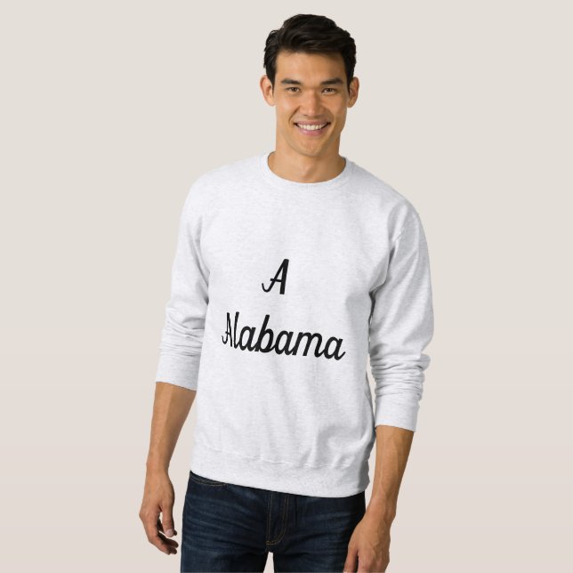 Sweatshirt Monogramme Alabama (Devant entier)