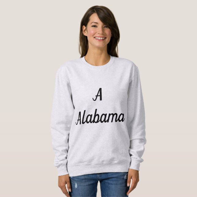 Sweatshirt Monogramme de l'Alabama (Devant entier)