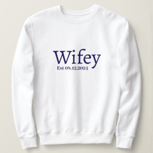 Sweatshirt Monogramme minimaliste moderne et élégant