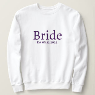 Sweatshirt Monogramme minimaliste moderne et élégant pour mar