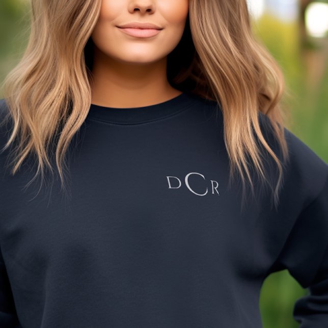 Sweatshirt Monogramme personnalisé (Personalized Monogrammed Sweatshirt)