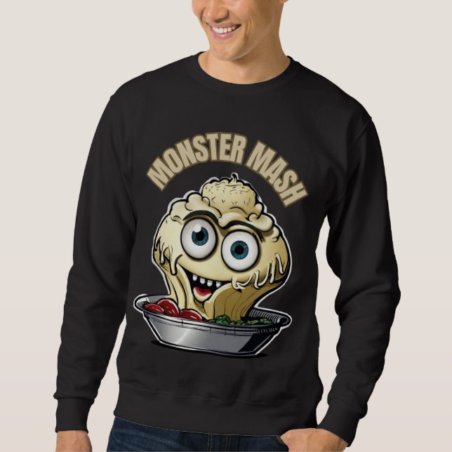 Sweatshirt Monster Mash Cute Musical Halloween (Devant)