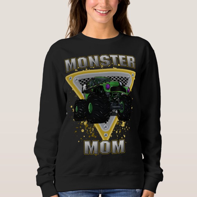 Sweatshirt Monster Truck Maman (Devant)