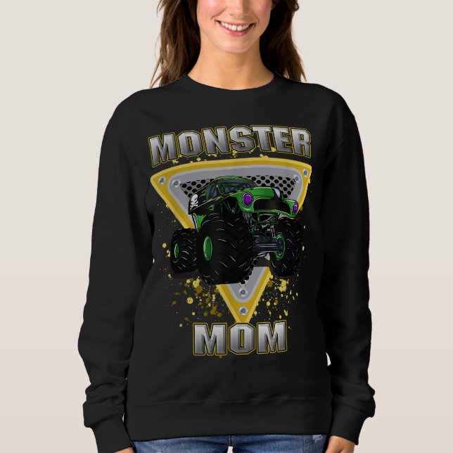 Sweatshirt Monster Truck Maman (Devant)