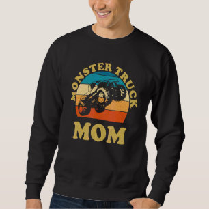 Sweatshirt Monster Truck Maman Retro Vintage Monster Truck