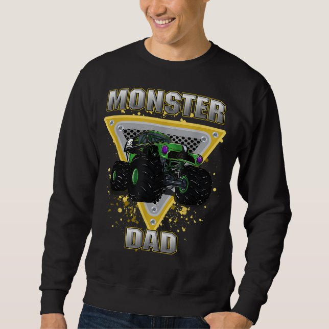 Sweatshirt Monster Truck Papa (Devant)
