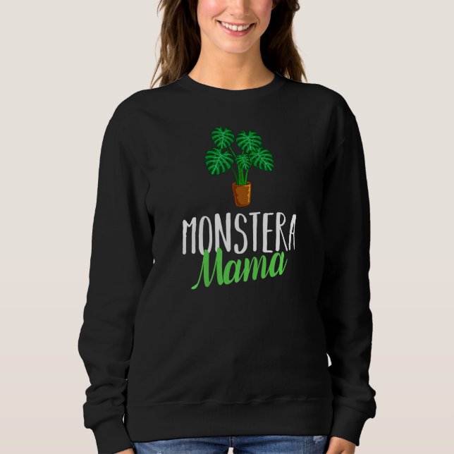 Sweatshirt Monstera Plante Deliciosa Adansonii (Devant)