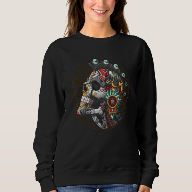 Sweatshirt Monstre de crâne Fantôme Épouvantable Horreur Cool (Devant)
