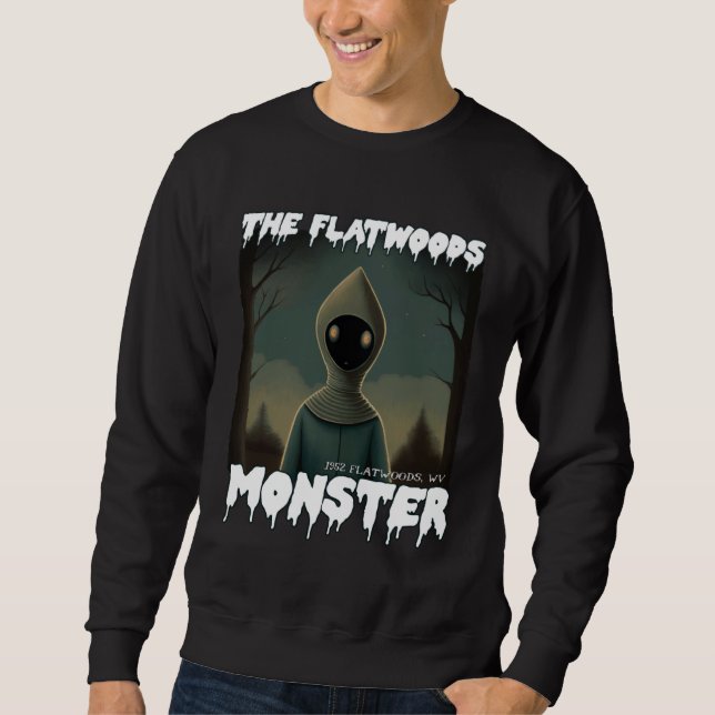 Sweatshirt Monstre de Flatwoods Braxie 1952 Alien Cryptide Ef (Devant)