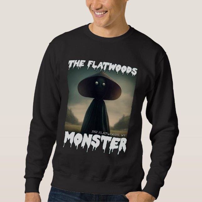 Sweatshirt Monstre de Flatwoods Braxie 1952 Créature Cryptide (Devant)