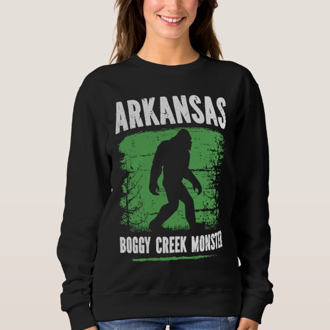 Sweatshirt Monstre de la crique boueuse de l'Arkansas cryptid (Devant)