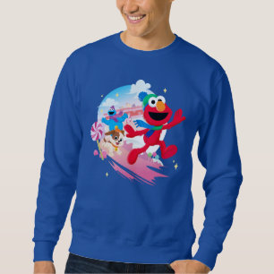 Sweatshirt Monstre Elmo, Tango & Cookie Meilleur Noël