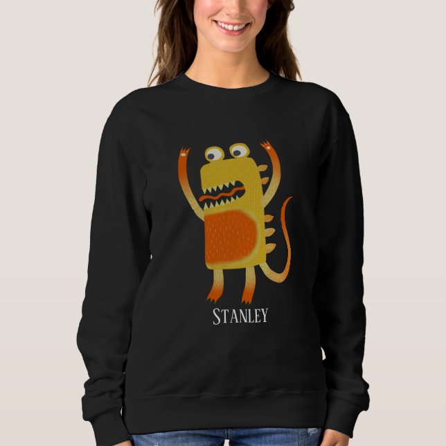 Sweatshirt Monstres amusants Personnalisé (Devant)