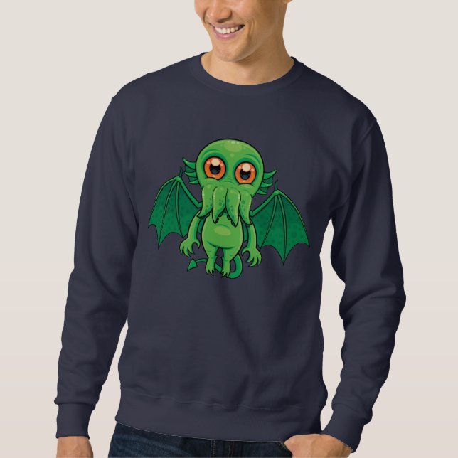 Sweatshirt Monstres de Cute Green (Devant)