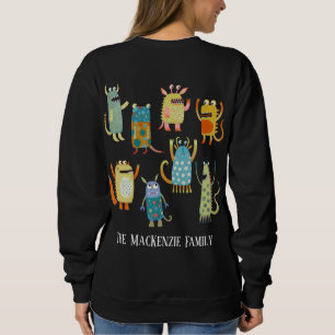 Sweatshirt Monstres Fun personnalisé