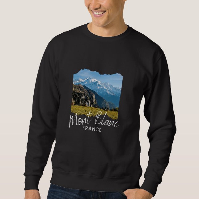 Sweatshirt Mont Blanc Souvenir Mont Blanc (Devant)