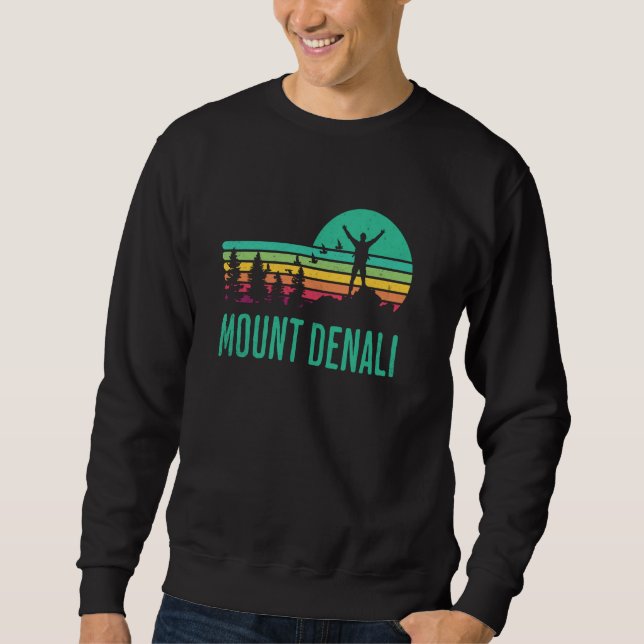Sweatshirt Mont Denali Rétro Souvenir  Mt. Denali (Devant)