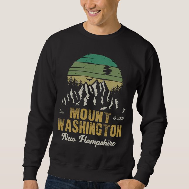 Sweatshirt Mont Washington New Hampshire (Devant)