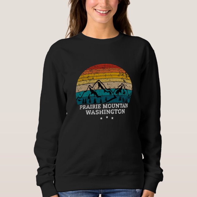 SWEATSHIRT MONTAGNE PRAIRIE WASHINGTON (Devant)