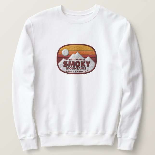 Sweatshirt Montagnes fumées (Design devant)
