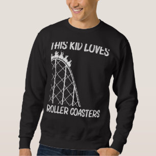 Sweatshirt Montagnes Russes Cool Pour Enfants Garçons Parc D'