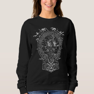 Sweatshirt Montée Des Vikings - Marteau De Thor - Mythologie