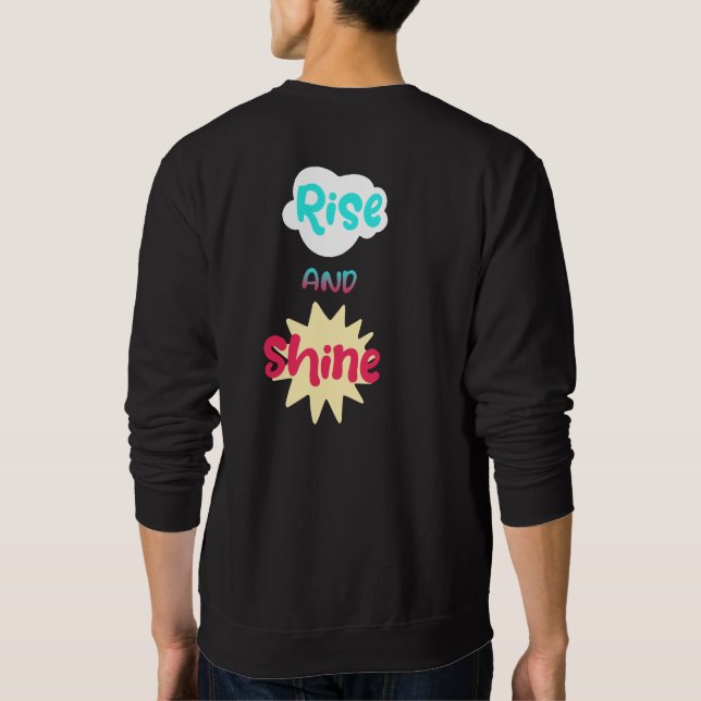 Sweatshirt Monter et briller (Dos)
