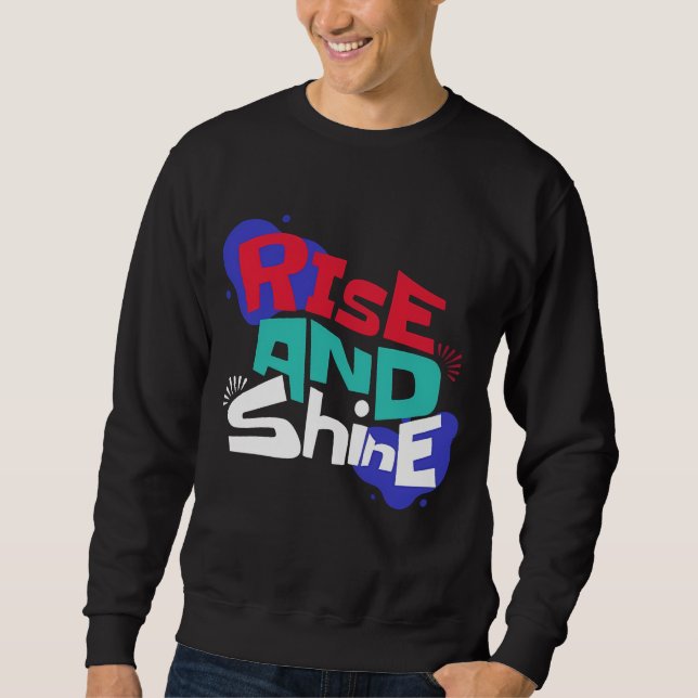 Sweatshirt Monter et briller (Devant)