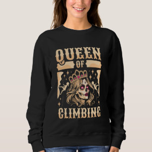 Sweatshirt Monteur Skull Mountaineer Bouldering Rock Queen of