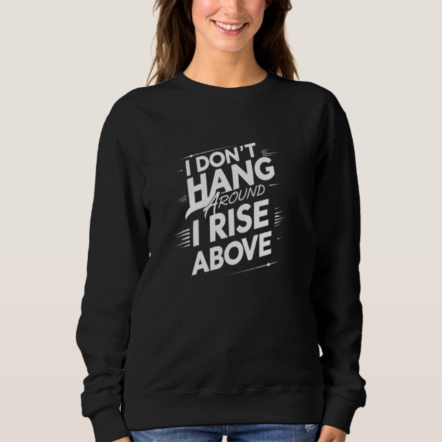 Sweatshirt Montez au-dessus de Funny Aerial (Devant)