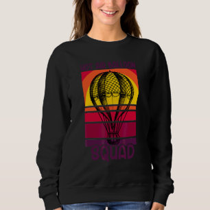 Sweatshirt Montgolfière Montgolfières vintage équipe 1