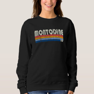 Sweatshirt Montodine Italy Retro 70s 80s Style