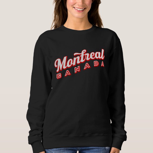 Sweatshirt Montréal Canada (Devant)